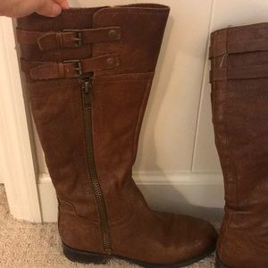 Franco Sarto knee high leather boots